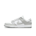 [Authorize✅]Classic Nike Dunk white grey leather Shoes Low Grey Fog  for sale