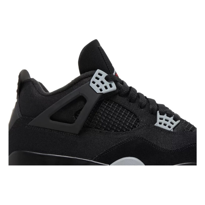Air Jordan shoes 4 Series Black Canvas/Infrared/MN/ON