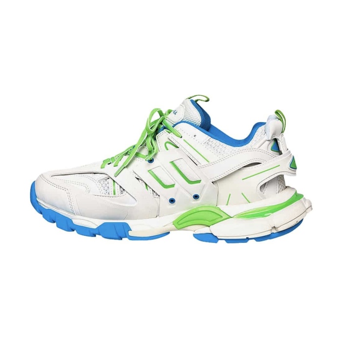 Balenciaga Track Sneakers White Blue Green