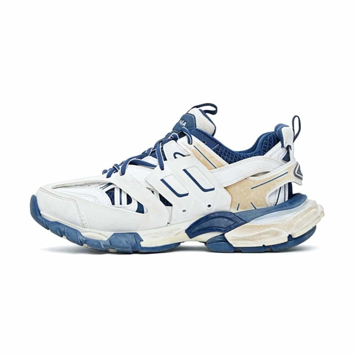 Balenciaga Track Sneaker White Blue Grey