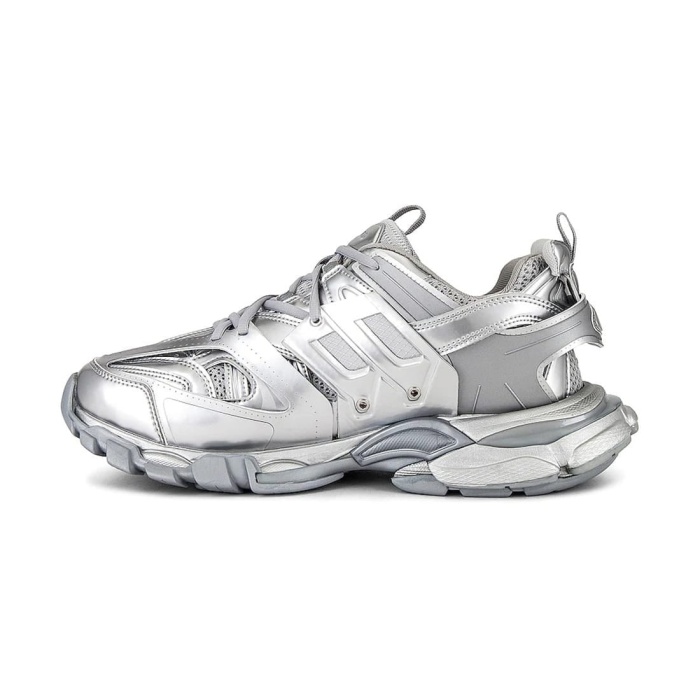 Balenciaga Track Sneaker Metallic Silver