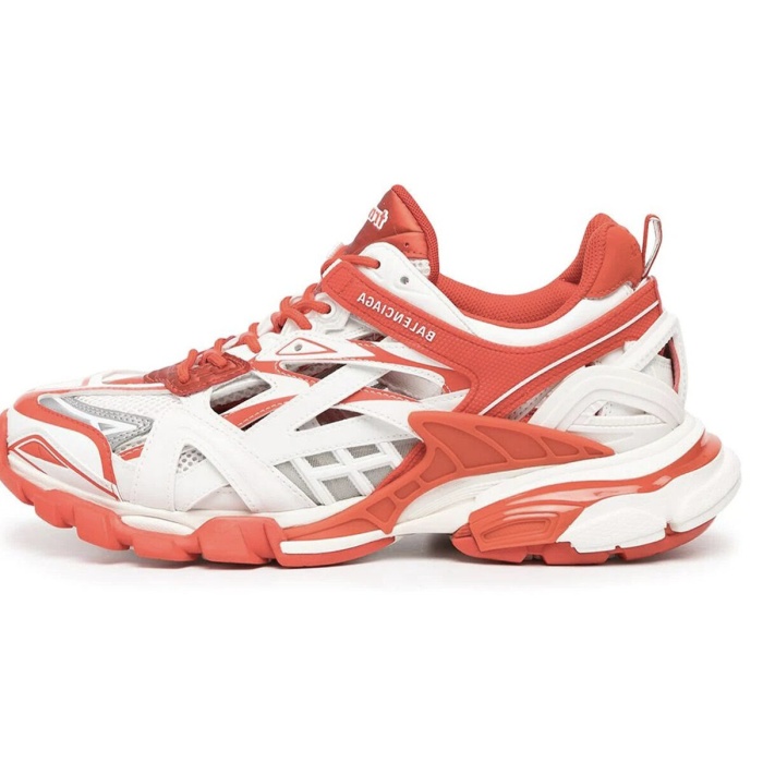 Balenciaga Track.2 Sneaker White And Red