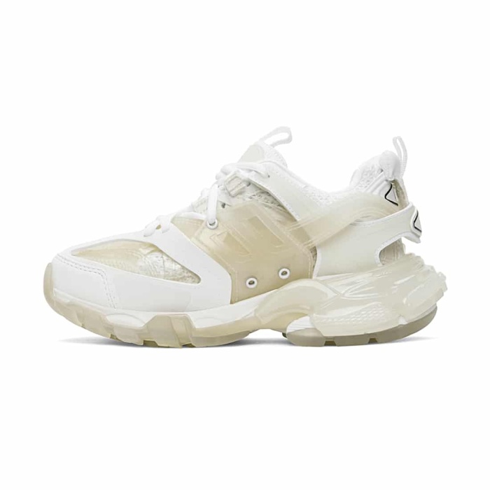 Balenciaga Track Clear Sole Low-Top Sports Shoes White