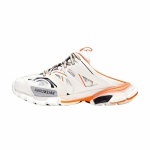 Balenciaga Track Mule White Orange