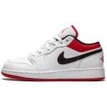 [Authorize✅]Nike Air Jordan 1 Low GS White and Gym Red for sale