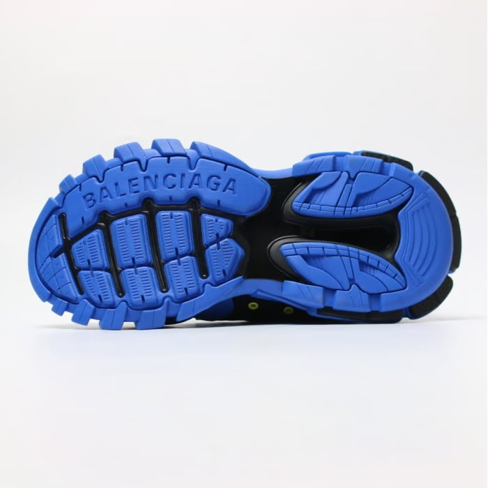 Balenciaga Track Sneakers In Blue Yellow Black