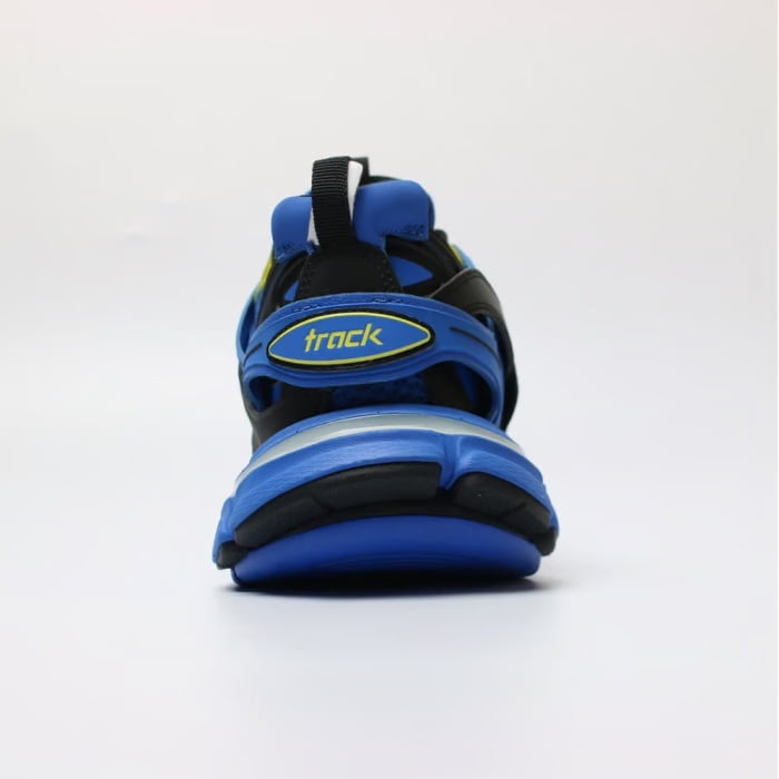 Balenciaga Track Sneakers In Blue Yellow Black