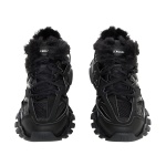 Balenciaga Track Faux Fur Sneaker Black