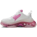 Balenciaga Wmns Triple S Clear Sole Trainer White Pink