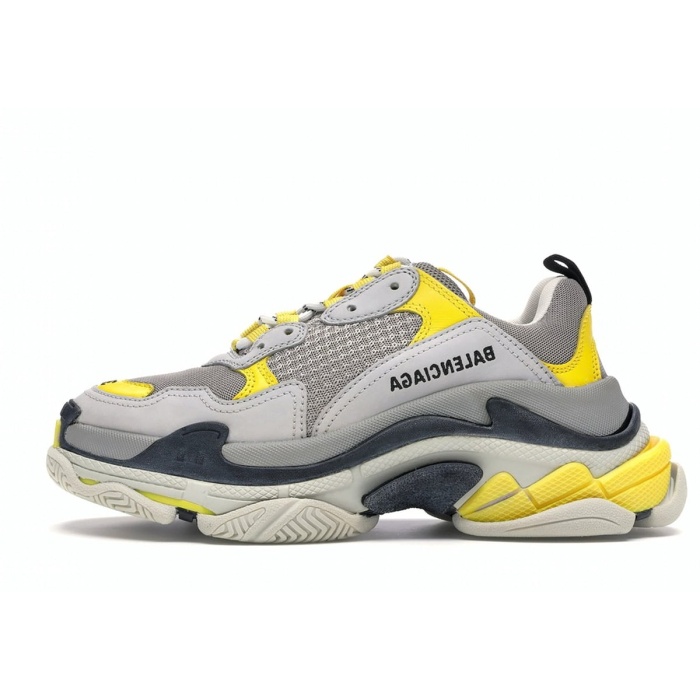 Balenciaga Triple S Grey Yellow Sneaker
