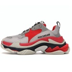 Balenciaga Triple S Red Grey Sneaker