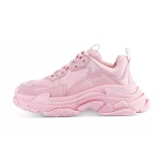 Balenciaga Allover Logo Triple S Sneaker Pink