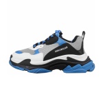 Balenciaga Triple S Sneaker Grey Black Sapphire Blue