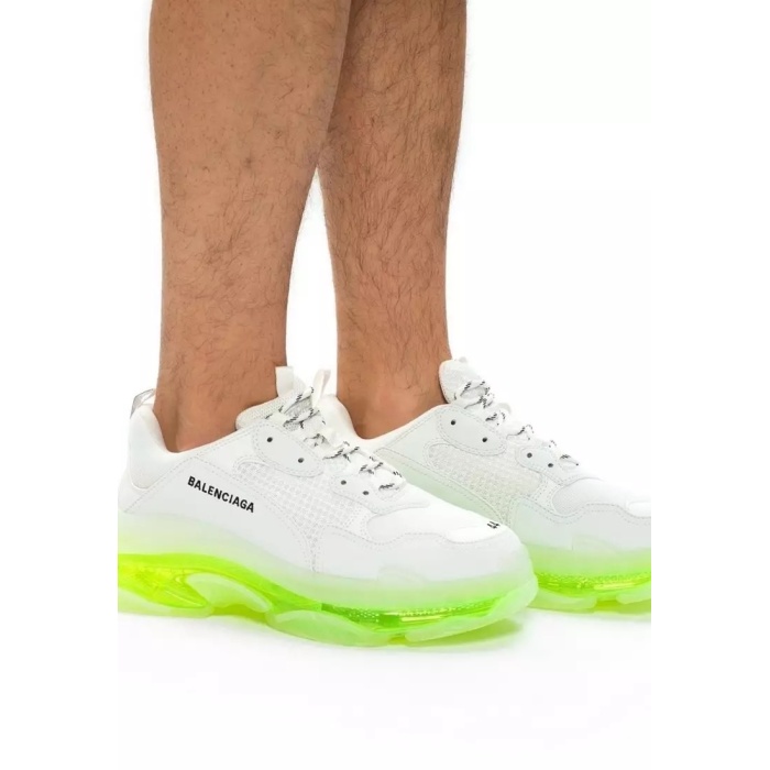 Balenciaga Triple S sneakers Clear Sole Green White