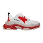 [Authorize✅]Balenciaga Triple S Sneakers In White Red Leather for sale - Image 2