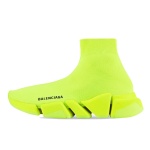 Balenciaga Speed 2.0 Sneaker Neon Yellow Recycled Knit