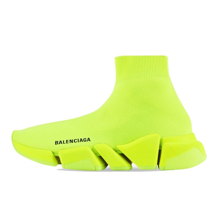 Balenciaga Speed 2.0 Sneaker Neon Yellow Recycled Knit