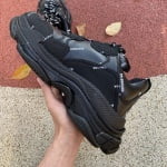 Balenciaga Triple S Logo Black Sneaker