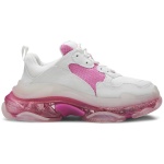 Balenciaga Wmns Triple S Clear Sole Trainer White Pink