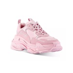 Balenciaga Allover Logo Triple S Sneaker Pink
