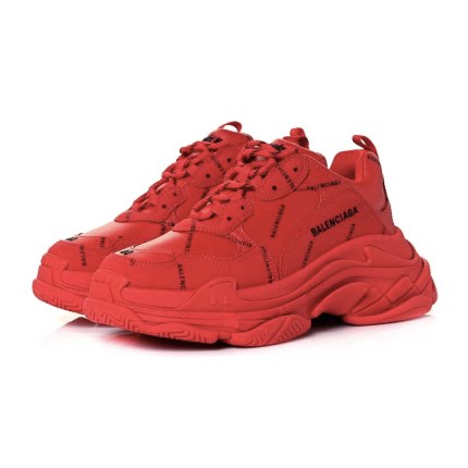 Balenciaga Triple S Red Logo Sneaker