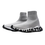 Balenciaga Speed Graffiti Gray White Black