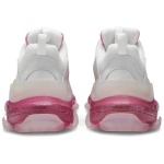 Balenciaga Wmns Triple S Clear Sole Trainer White Pink