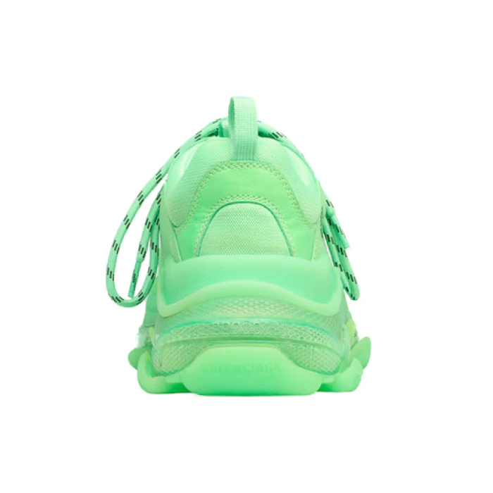 Balenciaga Triple S Clear Sole Sneaker in Green