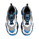 Balenciaga Triple S Sneaker Grey Black Sapphire Blue