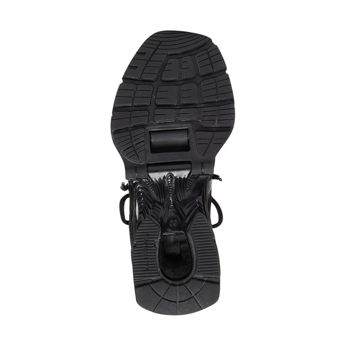 Balenciaga X-Pander Spring-Heel Trainer Sneakers Black