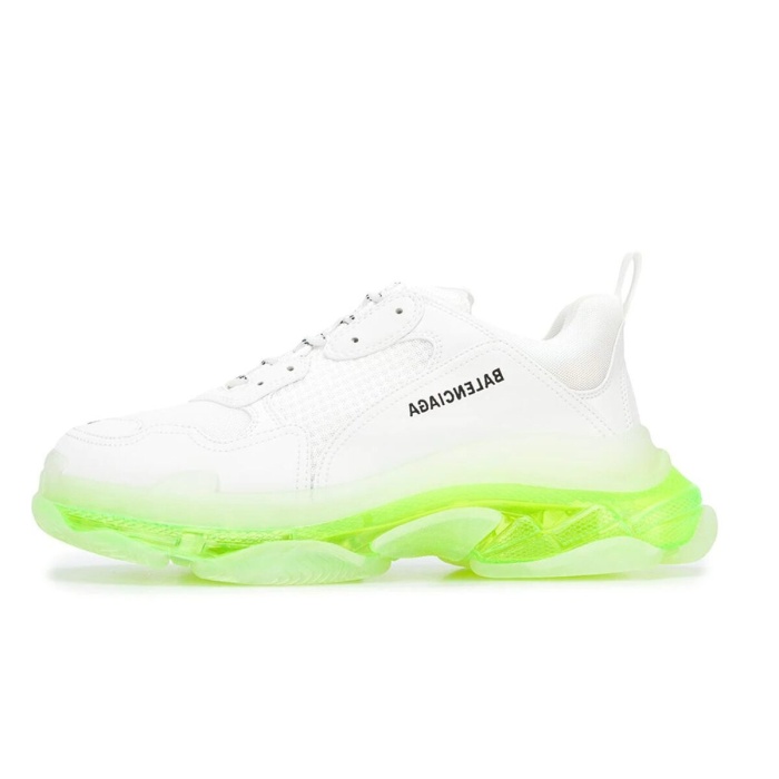 Balenciaga Triple S sneakers Clear Sole Green White