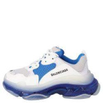 Balenciaga Triple S Clear Sole Low Top Sneakers White Blue