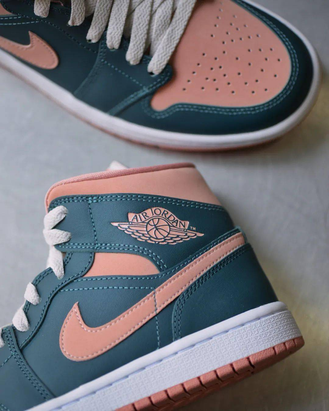 Nike Air Jordan 1 Mid Dark Teal Green