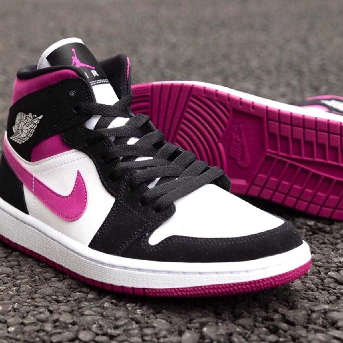 Nike Air Jordan 1 Mid Cactus Flower Wmns