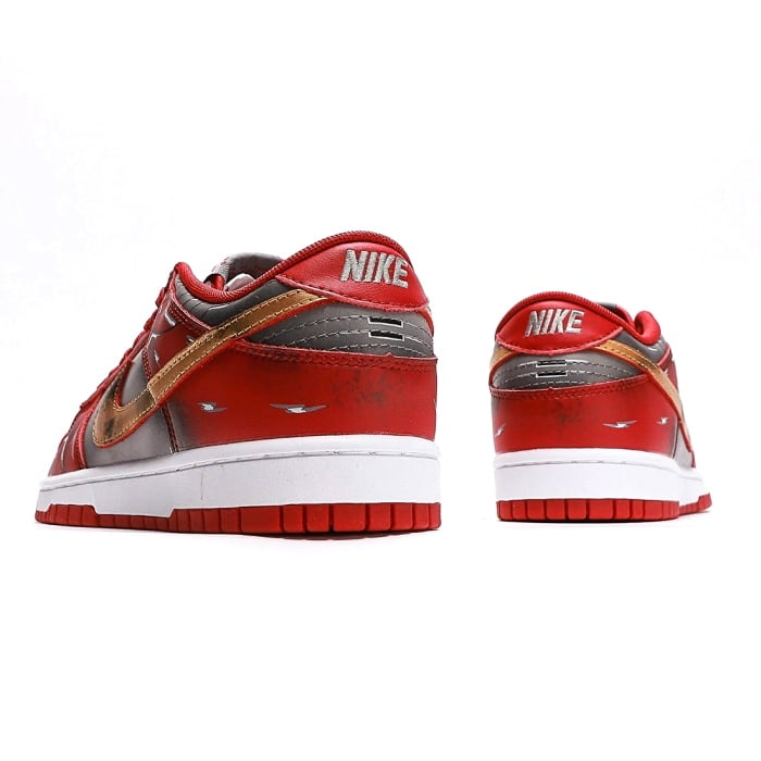 Nike Dunk Low UNLV Soft Grey University Red-Metallic Gold