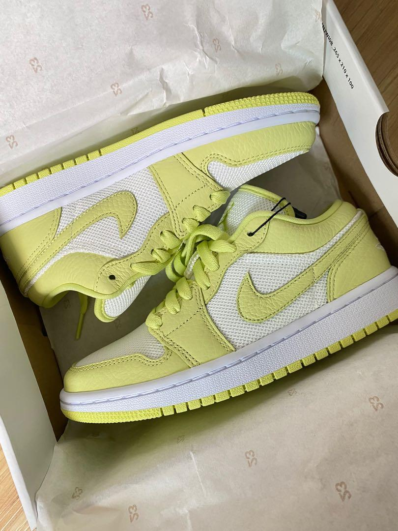 [Authorize✅Nike Air Jordan 1 Low SE Limelight Womens for sale photo review