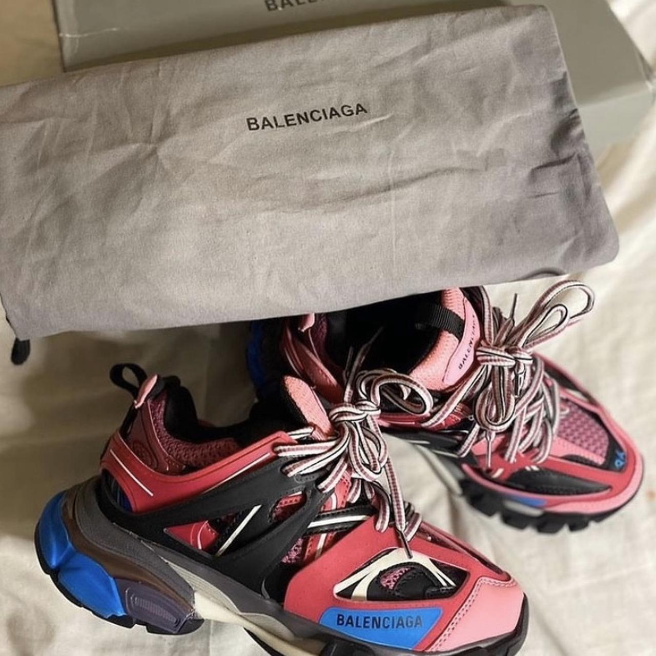 [Authorize✅]Balenciaga Wmns Track Trainer Pink Blue for sale photo review
