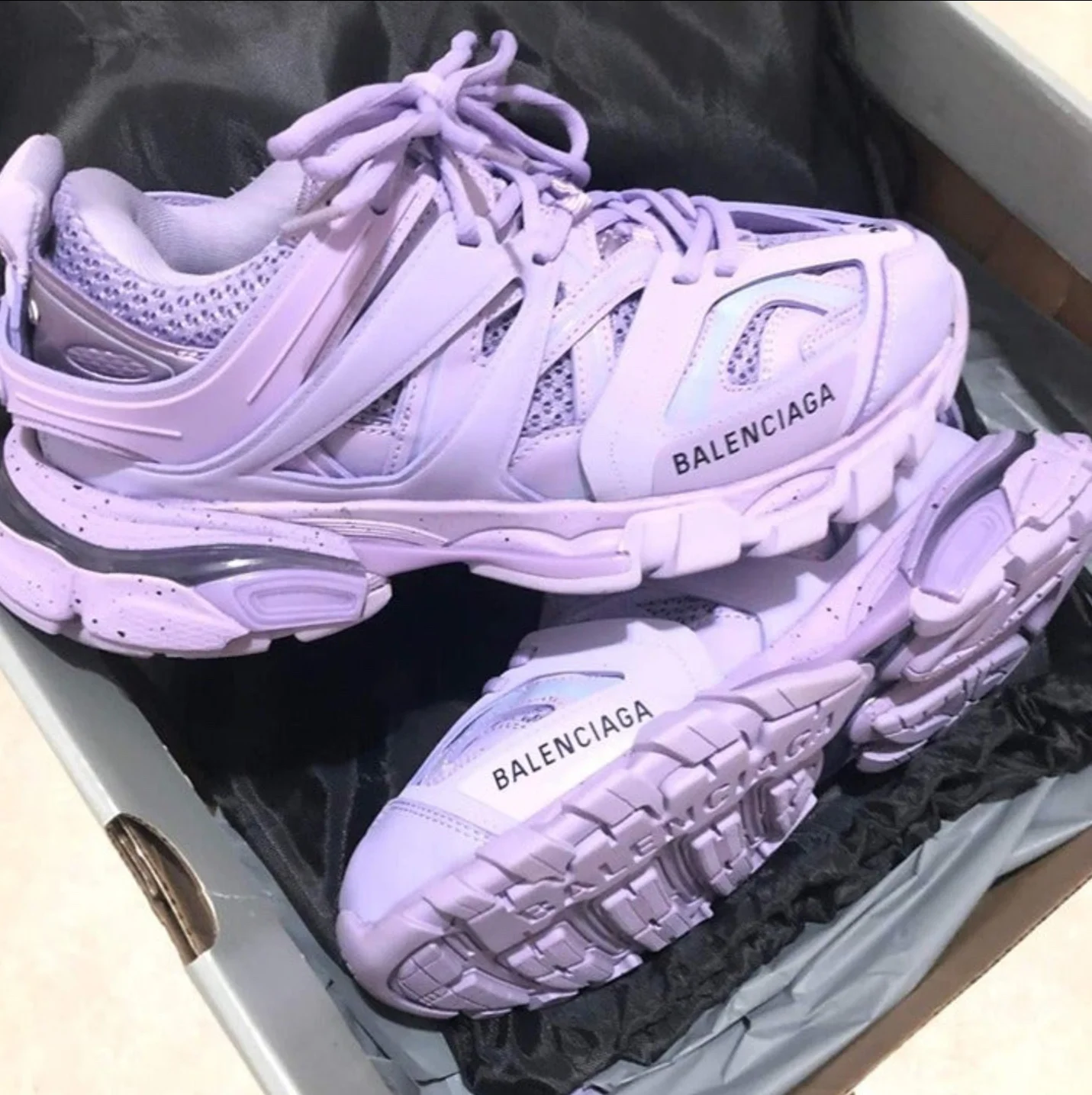 [Authorize✅]Balenciaga Wmns Track Sneaker Lilac for sale photo review