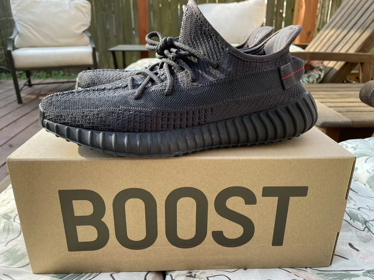 [Authorize✅]Adidas Yeezy 350 Boost V2 Black Non-Reflective for sale photo review