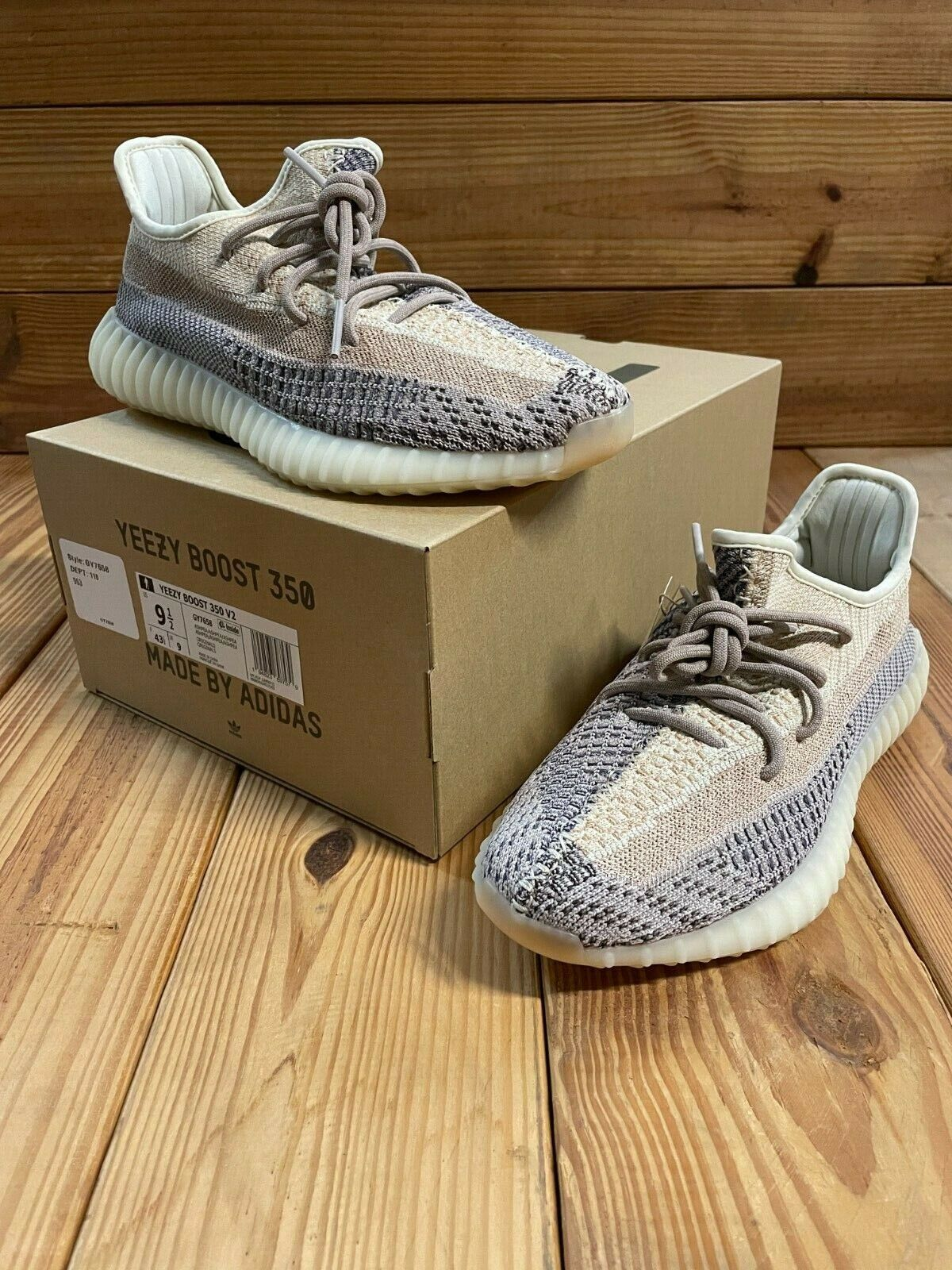 [Authorize✅]Adidas Yeezy Boost 350 V2 Sports Shoes Ash Pearl for sale photo review