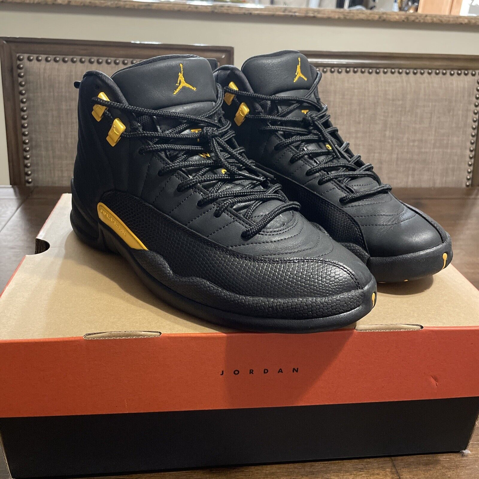 [Authorize✅]Nike Air Jordan 12 Retro Black Taxi for sale photo review