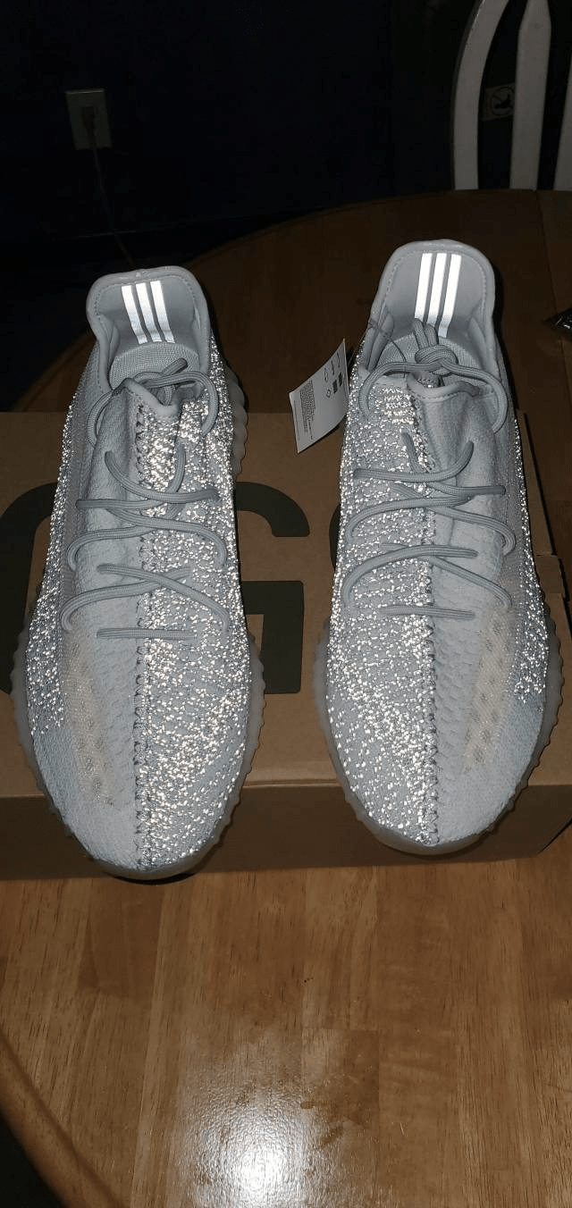 [Authorize✅]Yeezy 350 Boost V2 Cloud White Reflective for sale photo review
