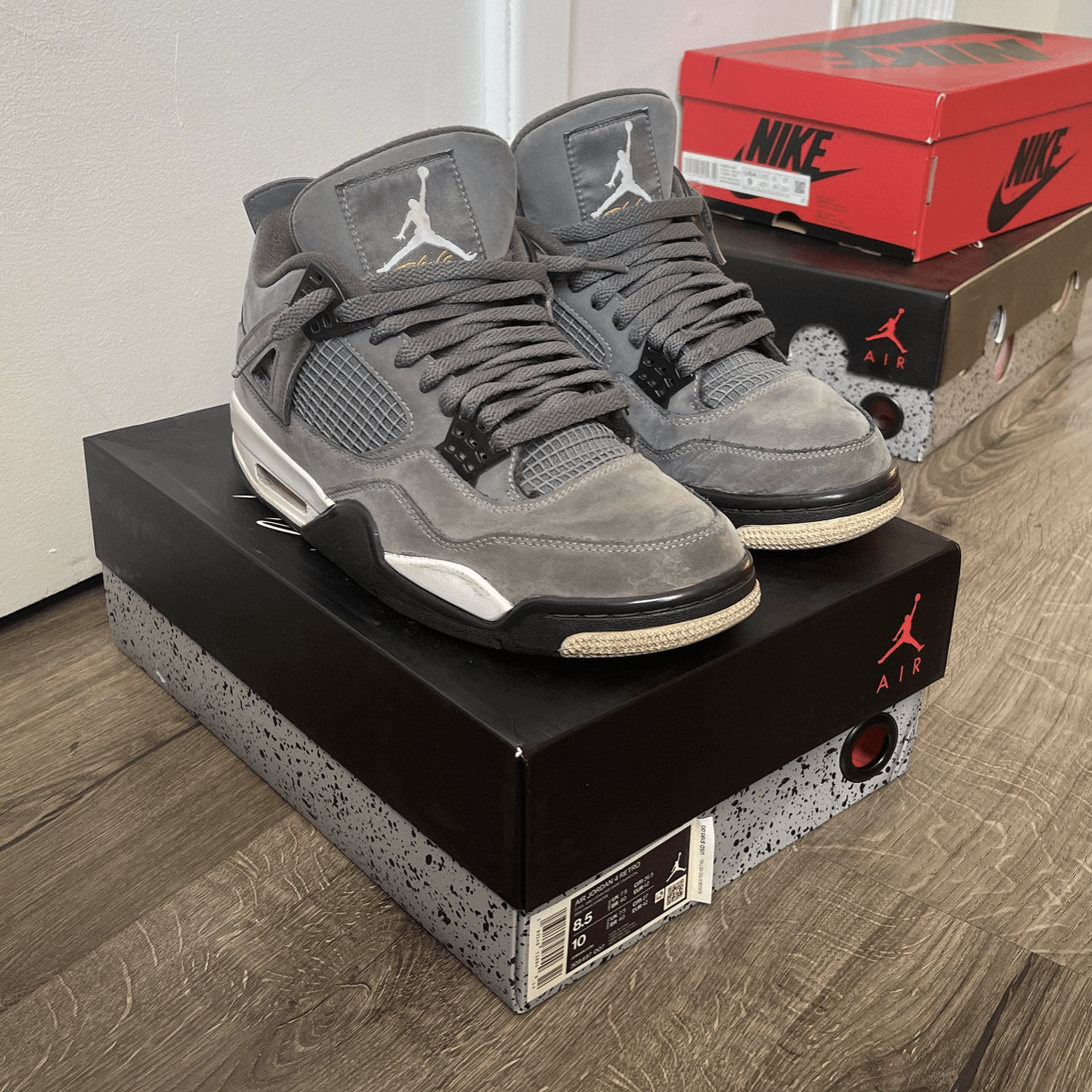 [Authorize✅]KAWS x Nike Air Jordan 4 Retro Cool Grey for sale photo review