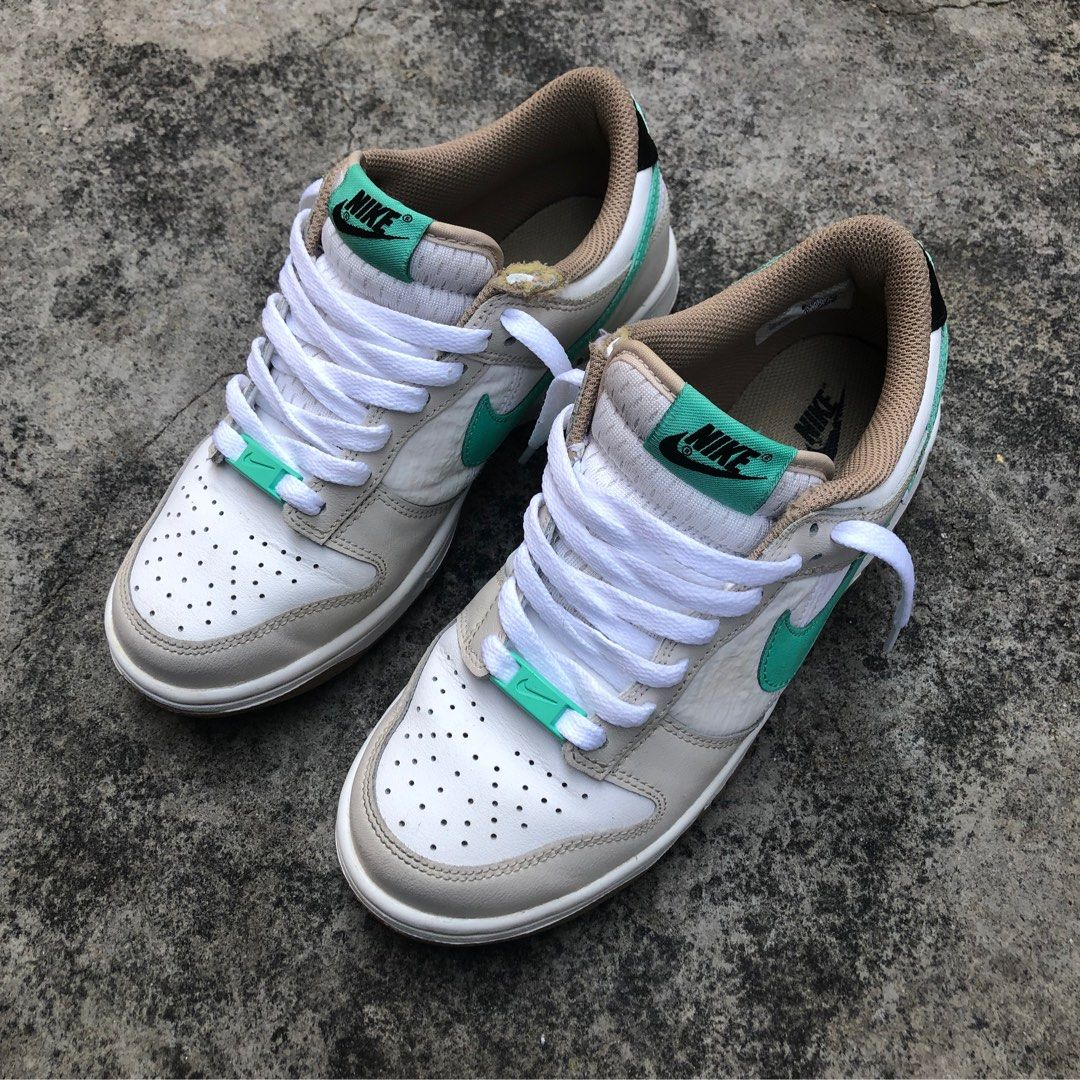 [Authorize✅]Nike Dunk Low Split Seam White Tan Mint GS for sale photo review