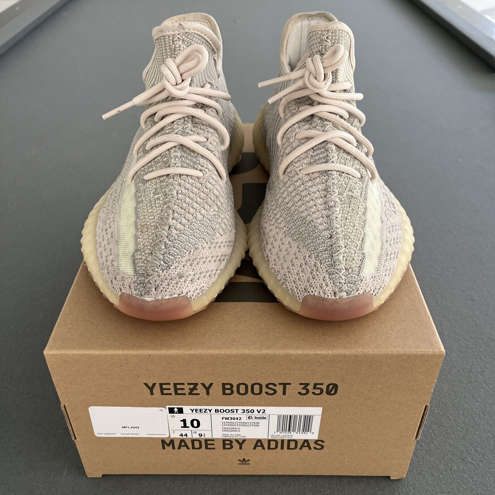 [Authorize✅]Adidas Yeezy Boost 350 V2 Citrin Reflective for sale photo review