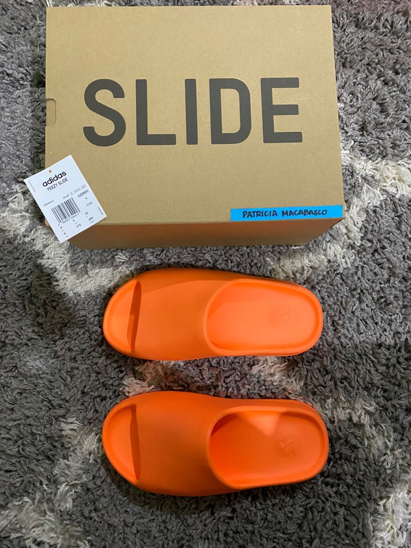 [Authorize✅]Adidas Yeezy Slides Enflame Orange slipper for sale photo review