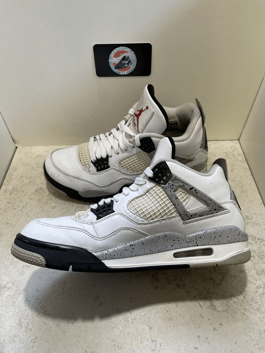 [Authorize✅]Nike Air Jordan 4 Retro OG White Cement 2016 for sale photo review