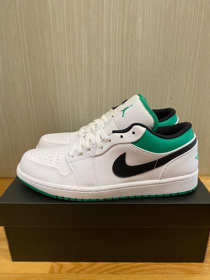 [Authorize✅]Nike Air Jordan 1 Low White and Lucky Green for sale photo review