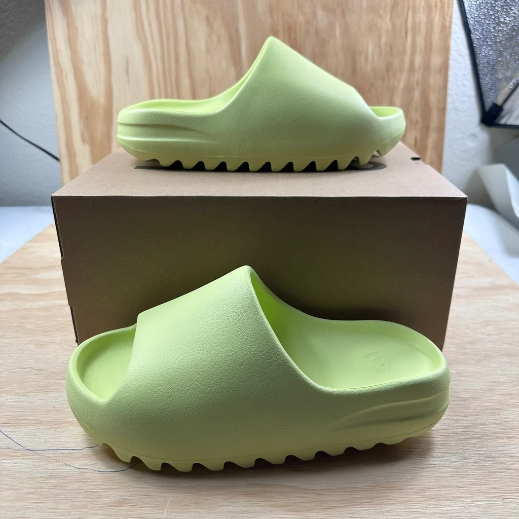 [Authorize✅]Adidas Yeezy Slides Glow Green slipper 2022 for sale photo review
