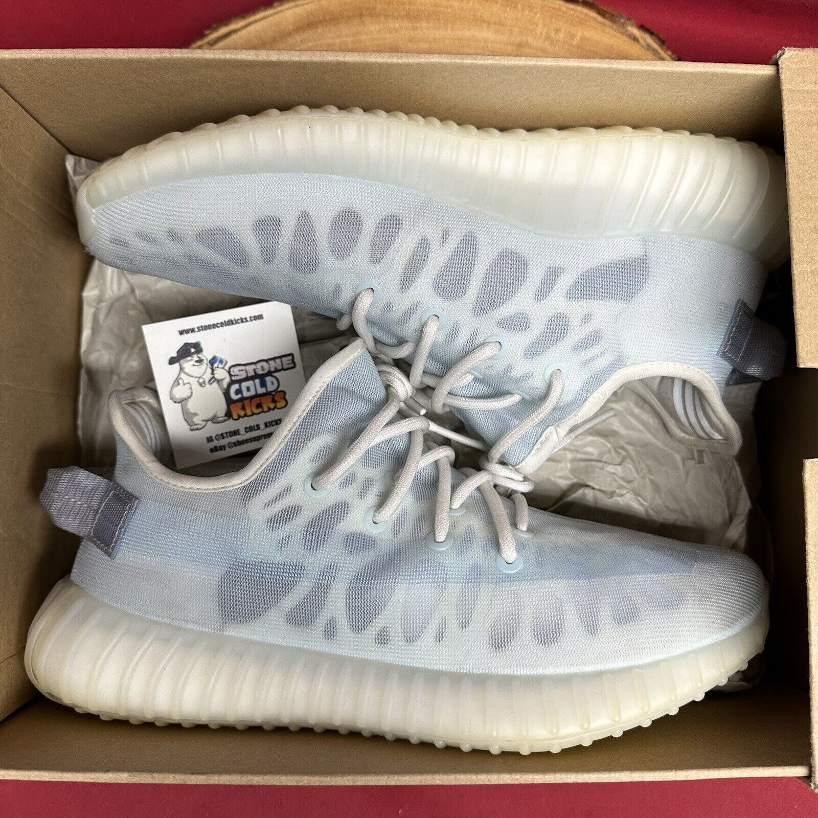 [Authorize✅]Adidas Yeezy Boost 350 V2 Mono Ice for sale photo review